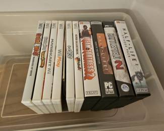 Nintendo Wii and PC Games Lot