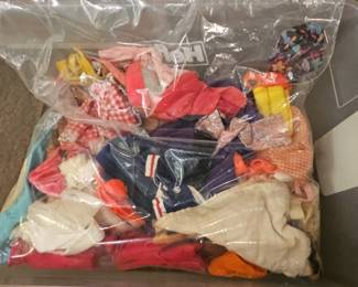 Vintage Barbie Doll Clothing Lot (1960s-1980s)