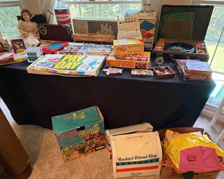 Vintage Board Game and Toy Collection