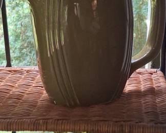 Fiesta Pottery Pitcher - Forest Green
