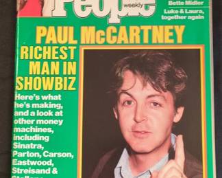 People Weekly Magazine - November 14, 1983 - Paul McCartney Cover