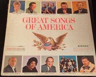 Great Songs of America Vinyl Record Album - Goodyear Promotional