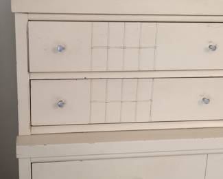 Mid-Century Modern Painted Chest of Drawers