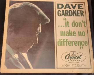 Dave Gardner - "...it don't make no difference" Vinyl LP (1964 Capitol T 1867)