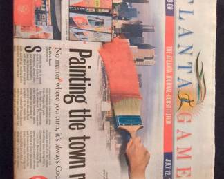 Atlanta Journal-Constitution Newspaper - July 12, 1996 - Special Olympic Edition