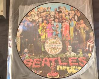 The Beatles Sgt. Pepper's Lonely Hearts Club Band Picture Disc (German Import)