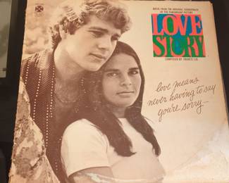 Love Story Original Soundtrack Vinyl Record