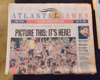 Atlanta Journal-Constitution 1996 Olympic Games Commemorative Newspaper