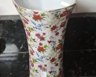 Formalities by Baum Bros. Rose Chintz Vase