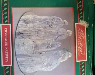 House of Lloyd Christaled Nativity Set