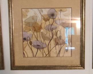 Shirley Novak 'Fluidity I' Watercolor Print