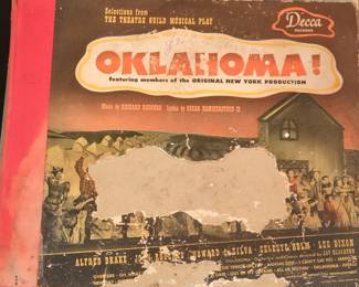 Decca Records Oklahoma! Original Cast Album (Album No. DA-859)