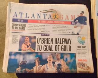 Atlanta Journal-Constitution August 1, 1996: Day 14 of the 1996 Atlanta Olympic Games