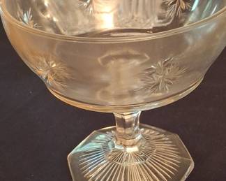 Fostoria Starburst Low Sherbet Glasses