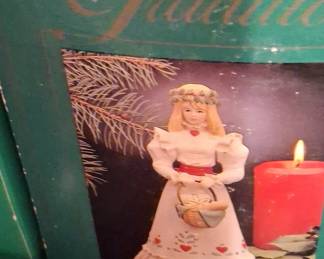 Gorham Christmas Traditions Porcelain Figurine with Bell