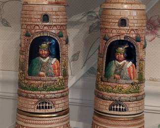 Vintage German Musical Beer Steins