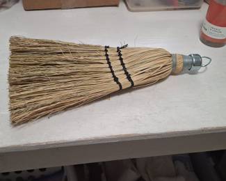 Handmade Corn Whisk Broom with Wire Wrap