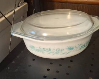 Pyrex Bluebird Casserole Dish