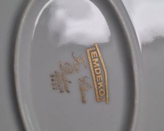 Emdeko Fine China Oval Platter, Pattern 3432