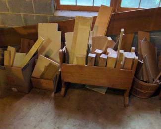 Assortment of Wood Scraps and Offcuts