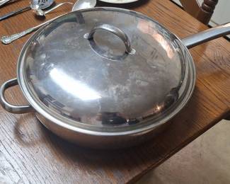18/10 Stainless Steel Skillet with Lid