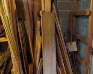 Assorted Reclaimed Lumber and Wood Stock