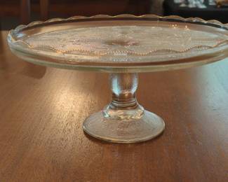 Jeanette Harp Pattern Cake Stand