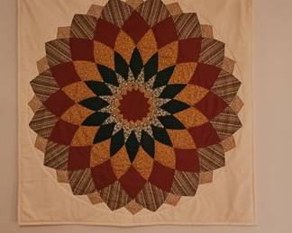 Giant Dahlia Quilt