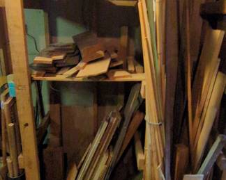 Assorted Hardwood Lumber and Turning Blanks