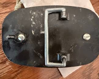Vintage Square Dance Belt Buckle