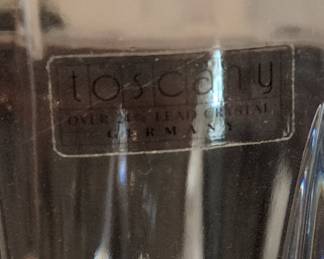 Toscany Over 24% Lead Crystal Vase
