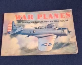 War Planes #746: 60 Airplanes Illustrated in Full Color (1943) - Whitman Big Little Book