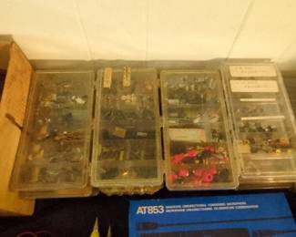 Audio-Technica AT853 Microphone and Assorted Electronic Components (Including Voltage Regulators)