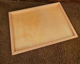Unfinished Wooden Serving Tray
