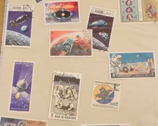 Vintage Worldwide Philatelic Collection - Space and Nature Themes