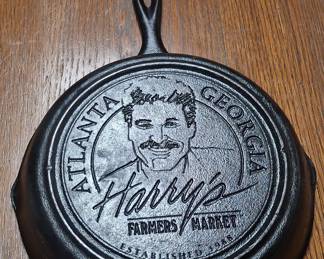 Harry's Farmers Market Promotional Cast Iron Skillet