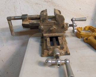 Vintage Cross-Slide Drill Press Vise