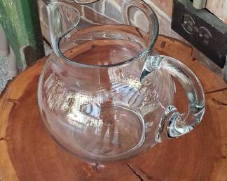 Vintage "Kool-Aid Style" Clear Glass Pitcher
