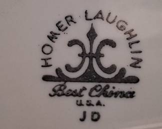 Homer Laughlin Best China Oval Platter