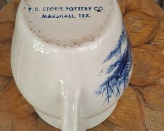 P.R. Storie Pottery Co. Landscape Pitcher