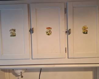 Vintage Hoosier-Style Kitchen Cabinet