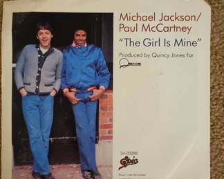 Michael Jackson/Paul McCartney 'The Girl Is Mine' 7-inch Vinyl Record