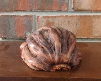 Hand-Carved Burl Wood Decorative Object