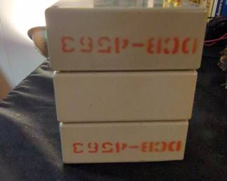 Vintage Electronic Component Block Set