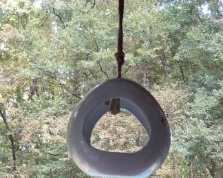 Ceramic Teardrop Bird Feeder