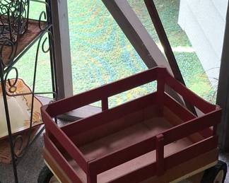 Vintage Radio Flyer Wood Wagon