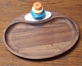 JK Adams for Nora Fleming Walnut Serving Board