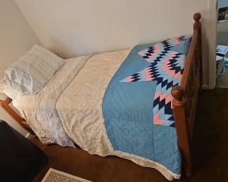 Vintage Twin Spindle Bed Frame