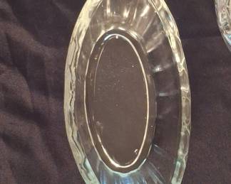 Vintage "Made in Mexico" Clear Glass Banana Split Dish