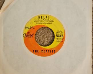 The Beatles 'Help!' 45 RPM Vinyl Single - Capitol Records 5476
